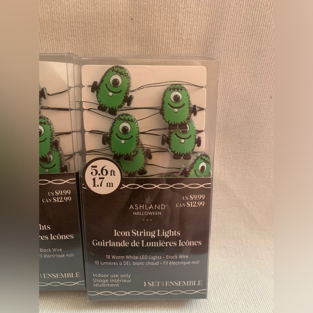 NIB Set of 2 Ashland Halloween Icon String Lights - Picture 3 of 4